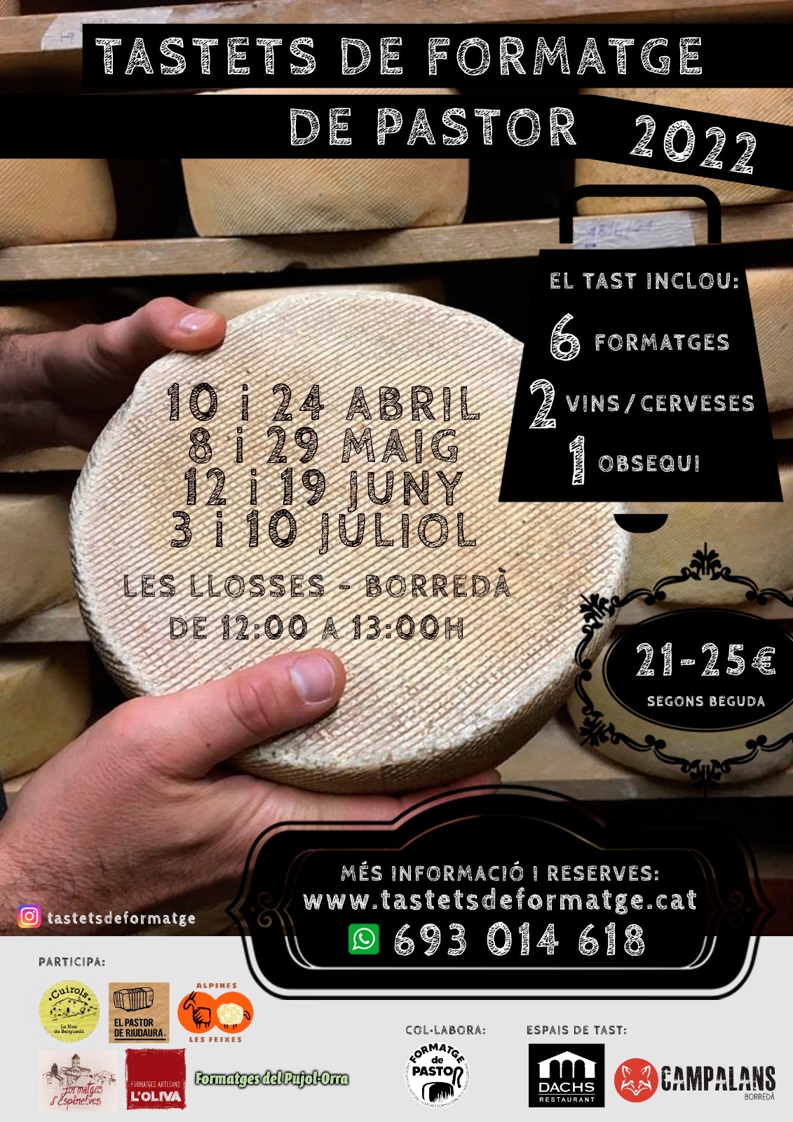 Tastets de formatge de pastor