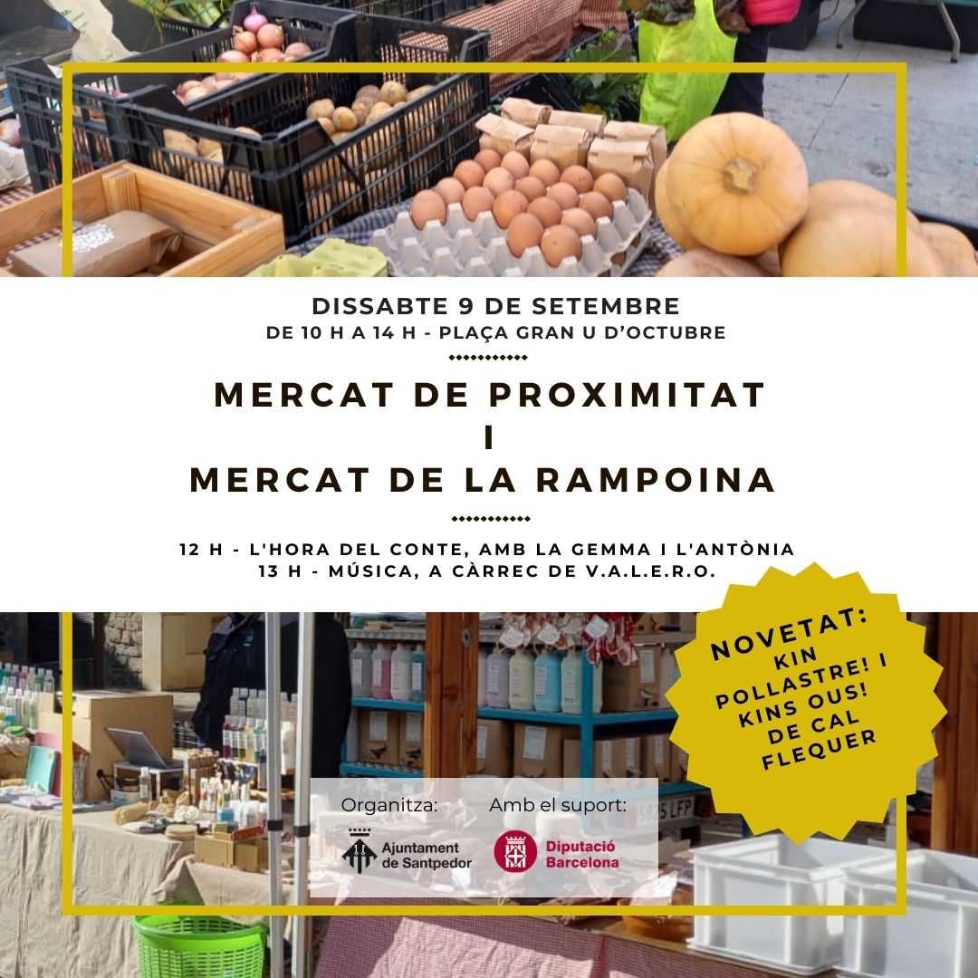 Dissabtes de plaça, a Santpedor