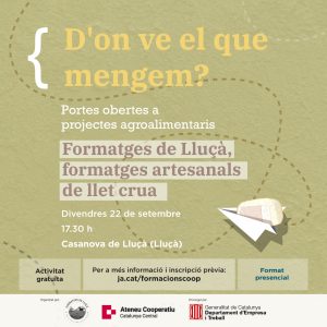 Portes obertes a Formatges de Lluçà